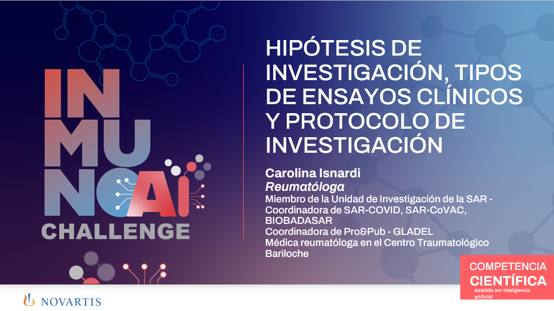 Hipótesis de investigación, tipos de ensayos clínicos y protocolo de investigación