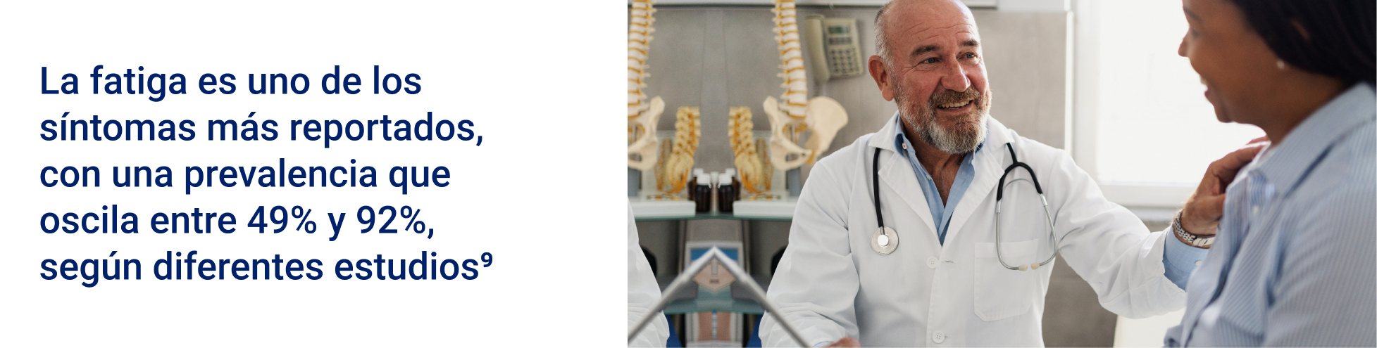 La fatiga es uno de los síntomas más reportados, con una prevalencia que oscila entre 49% y 92%, según diferentes estudios