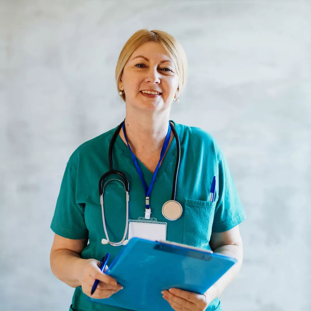 Porträt einer Ärztin