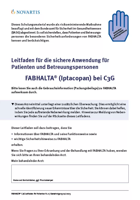 Leitfaden für Patienten und Angehörige