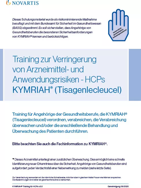 Teaser Kymriah Training für HCPs