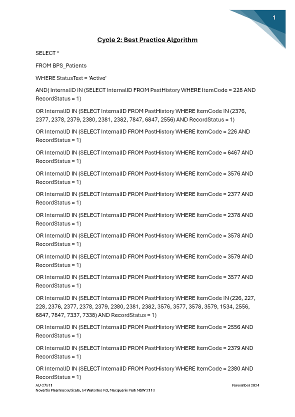 Cycle 2 Best Practice Tool