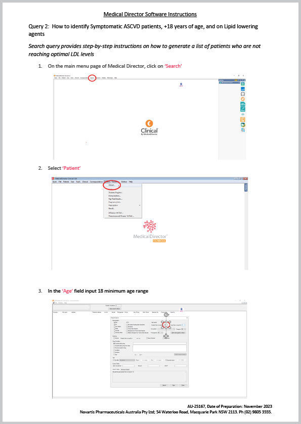 Medical Director Tool