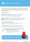 Know Your Symptoms leaflet