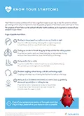 Know Your Symptoms leaflet