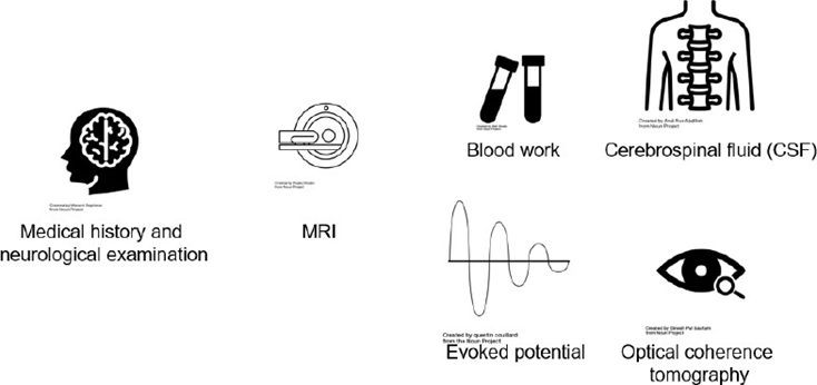 Overview of Important tests in the diagnosis of multiple sclerosis Overview of Important tests in the diagnosis of multiple sclerosis