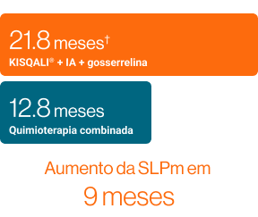 KISQALI TE reduziu o risco de progressão - evidências - mobile