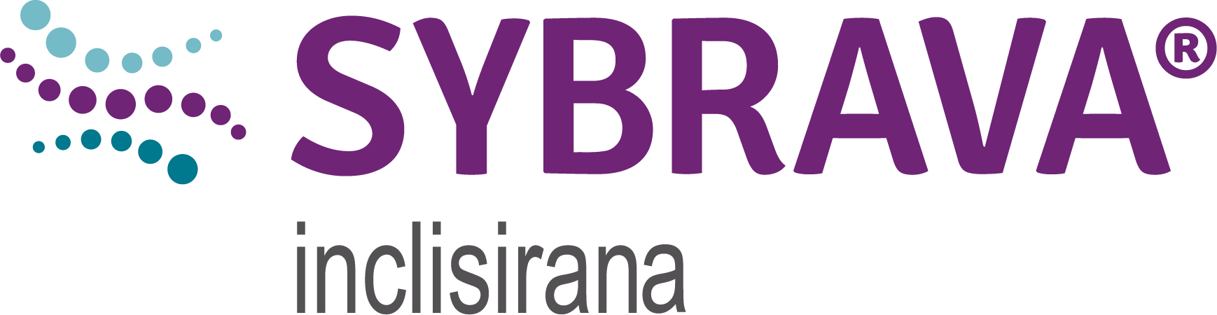 Logo da marca Sybrava com o nome do princípio ativo inclisirana.