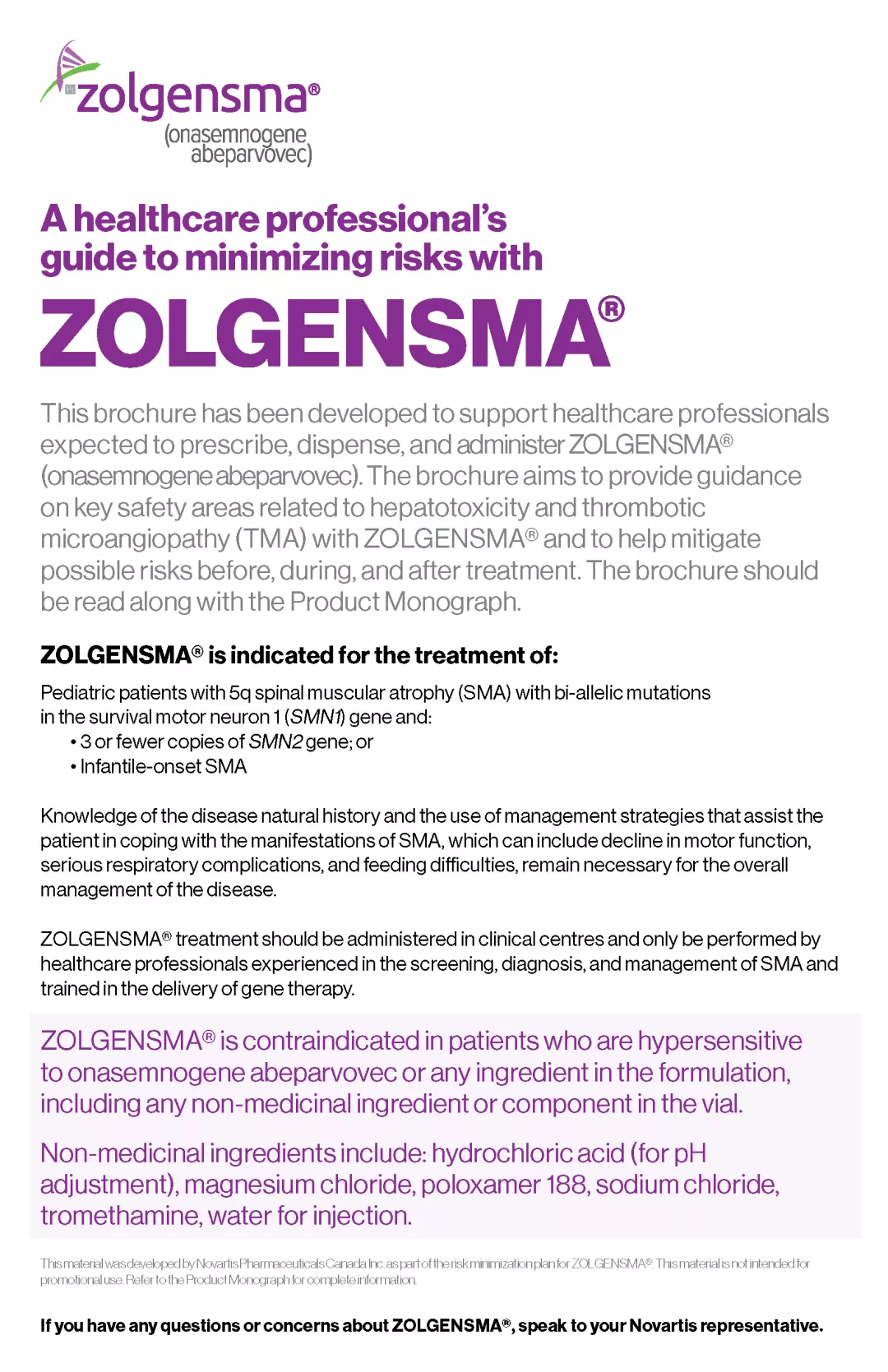 HCP Treatment Guide Zolgensma EN