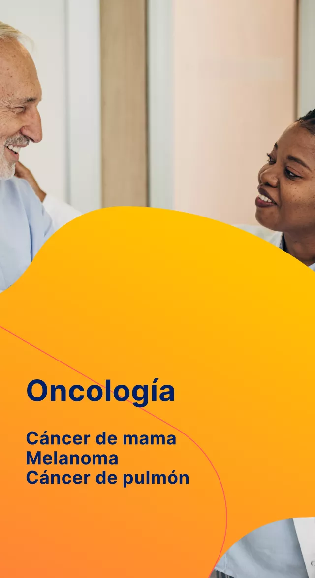 baner para oncología, docotra con paciente