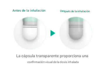 El dispositivo inhalador