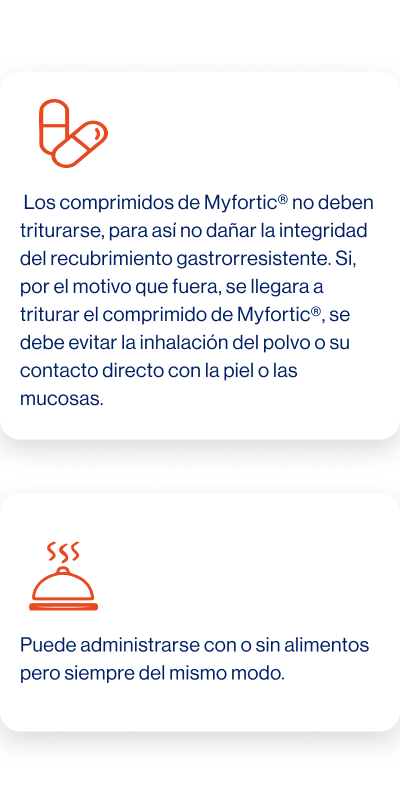 Modo de administración Mobile Myfortic