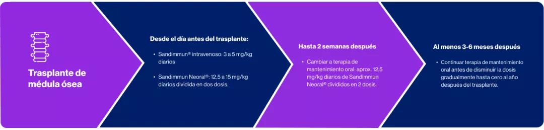 Grafica Dosificación 2 Sandimmun Neoral