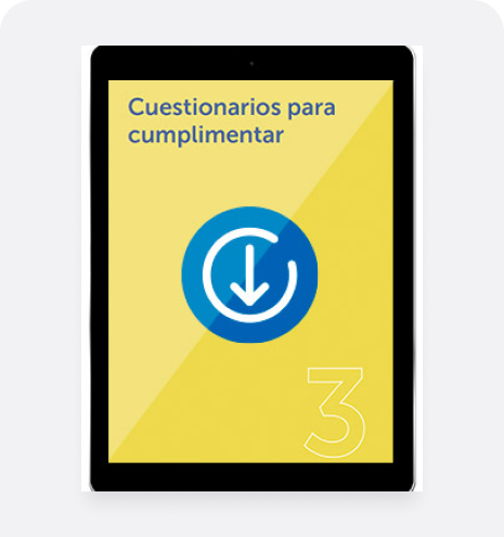 Cuestionarios para cumplimentar