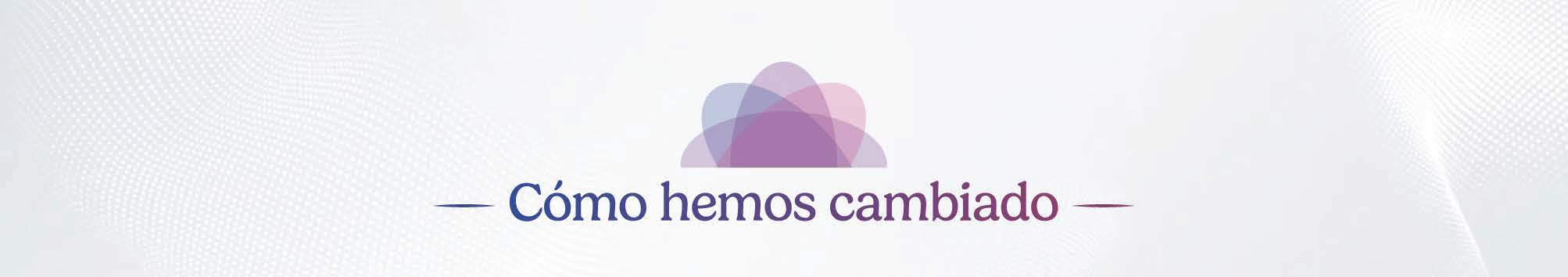 Banner Cómo hemos cambiado Banner Cómo hemos cambiado