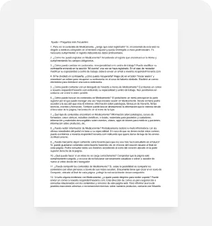 Ayuda - Preguntas más frecuentes