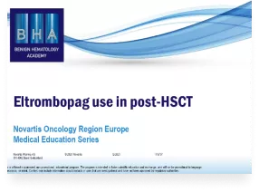 Eltrombopag use in post-HSCT