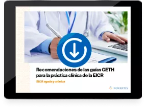 Recomendaciones de las guías GETH para la práctica clínica de la EICR Recomendaciones de las guías GETH para la práctica clínica de la EICR