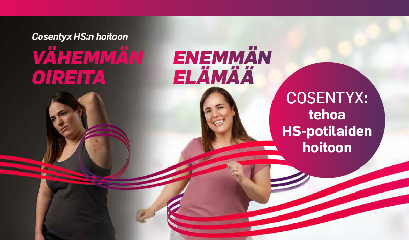 Cosentyx HS - vähemmän oireita enemmän elämää Cosentyx_HS_vahemman oireita_enemman elamaa