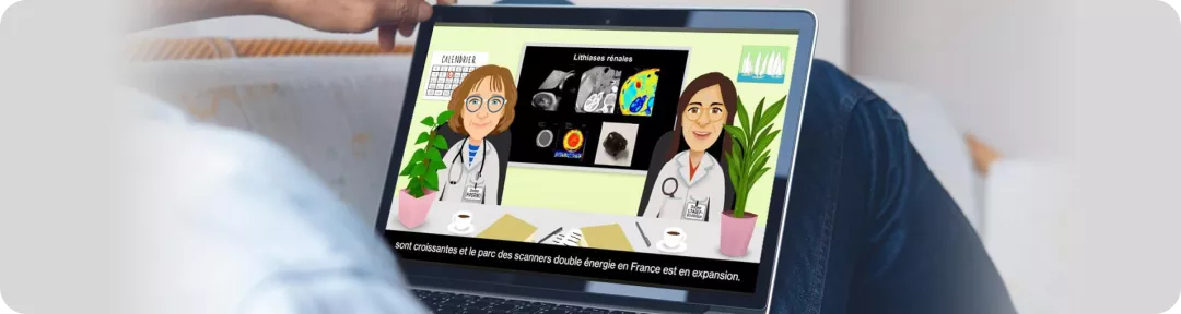 Le scanner double énergie dans la goutte