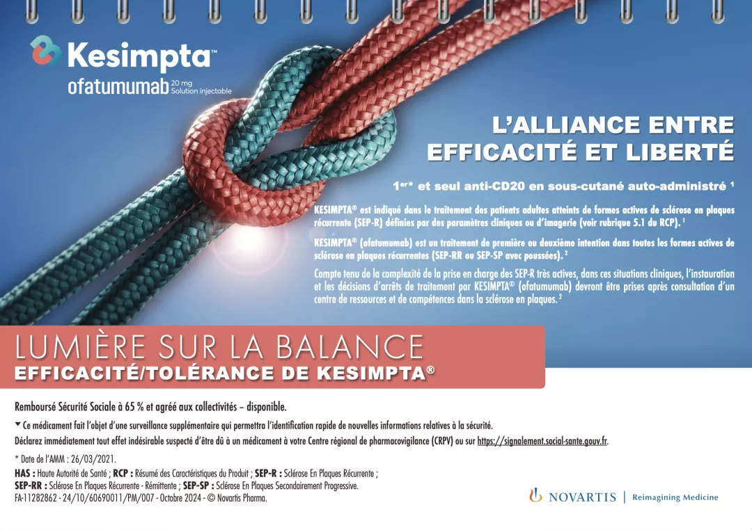 Kesimpta Lumiere sur la balance efficacite