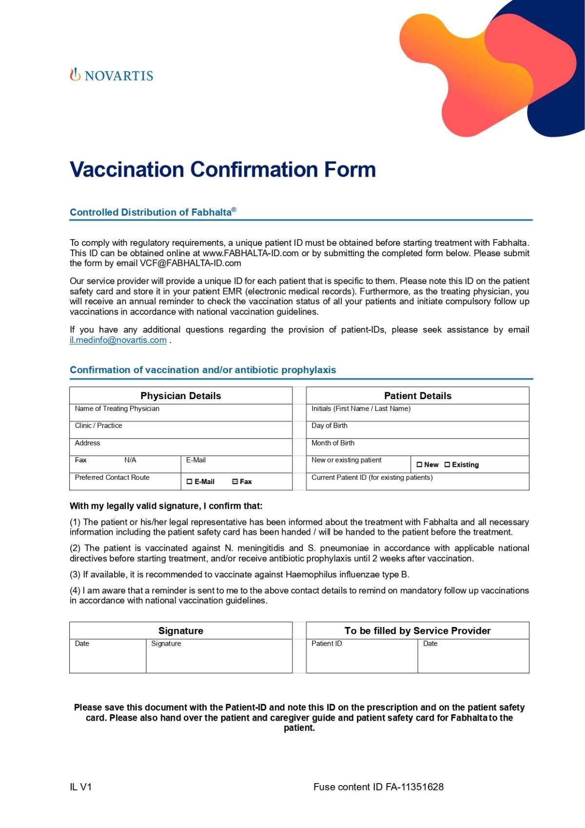 Shalhevet Form