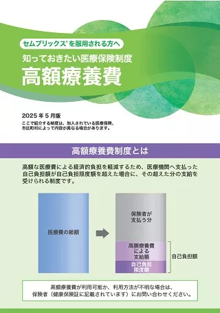 セムブリックス｜患者さま向け提供情報・資料｜医療関係者向け