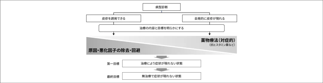 蕁麻疹の病型と治療目標