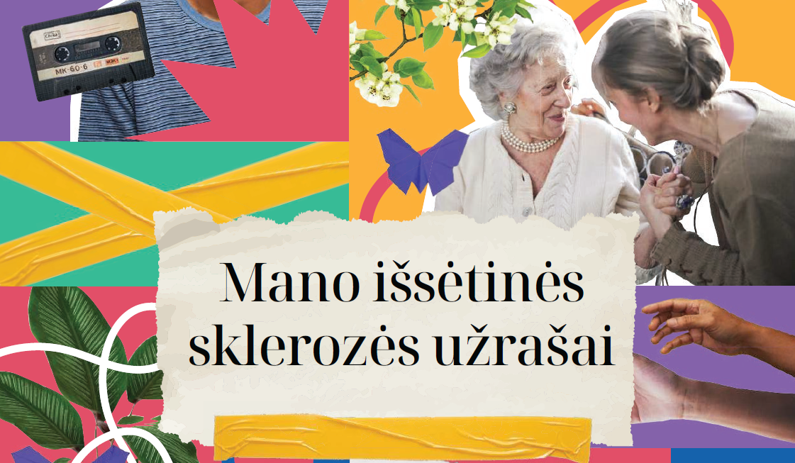 My IS banner Mano išsėtinės sklerozės užrašai