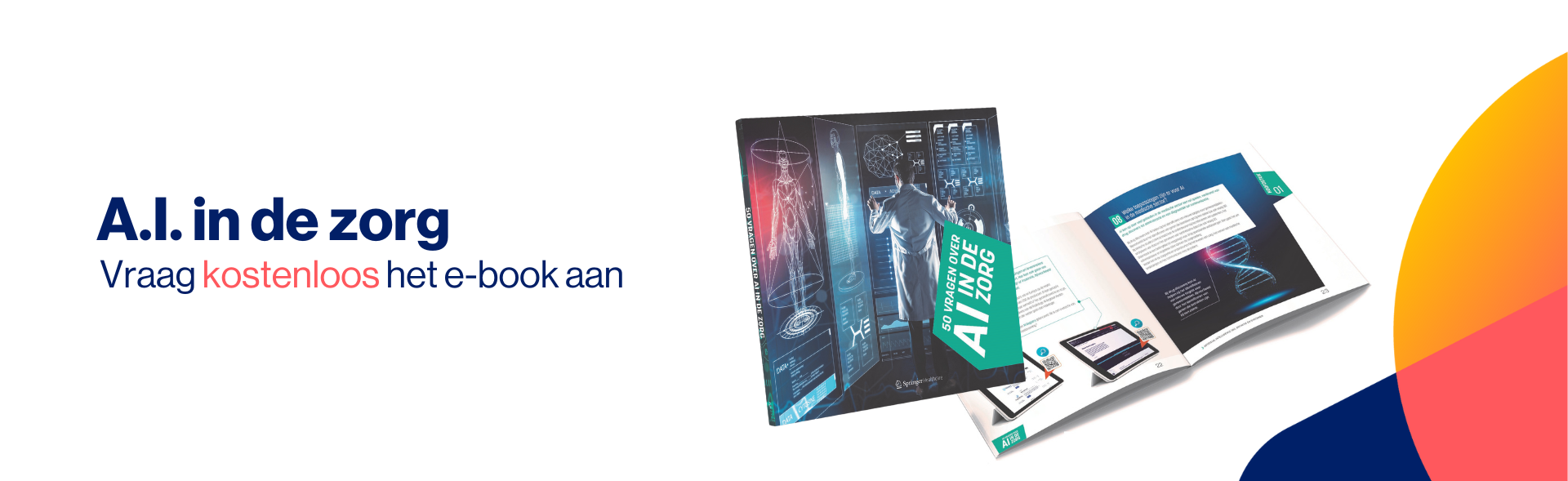 e-book 50 vragen over A.I. in de zorg