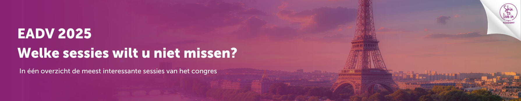 EADV 2025 - Niet te missen sessies EADV 2025 - Niet te missen sessies
