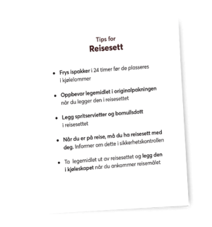 Tips for reisesett Tips for reisesett