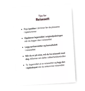 Tips for reisesett