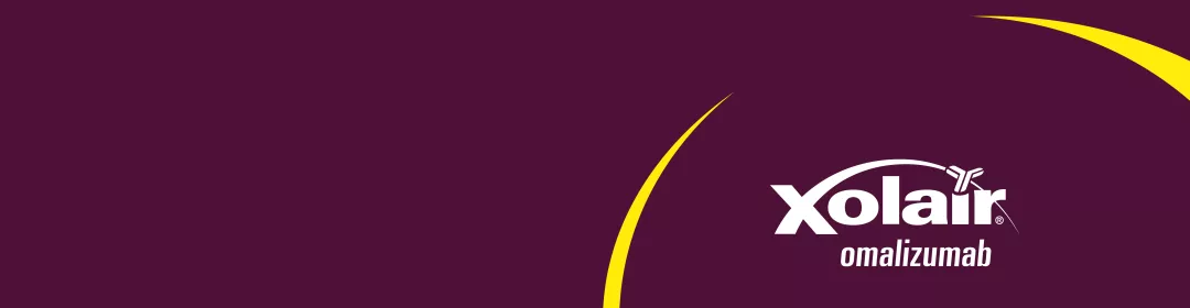 Xolair hero banner