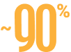 90% 90%