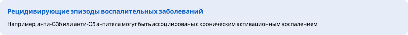 Рецидивирующие эпизоды воспалительных заболеваний Рецидивирующие эпизоды воспалительных заболеваний
