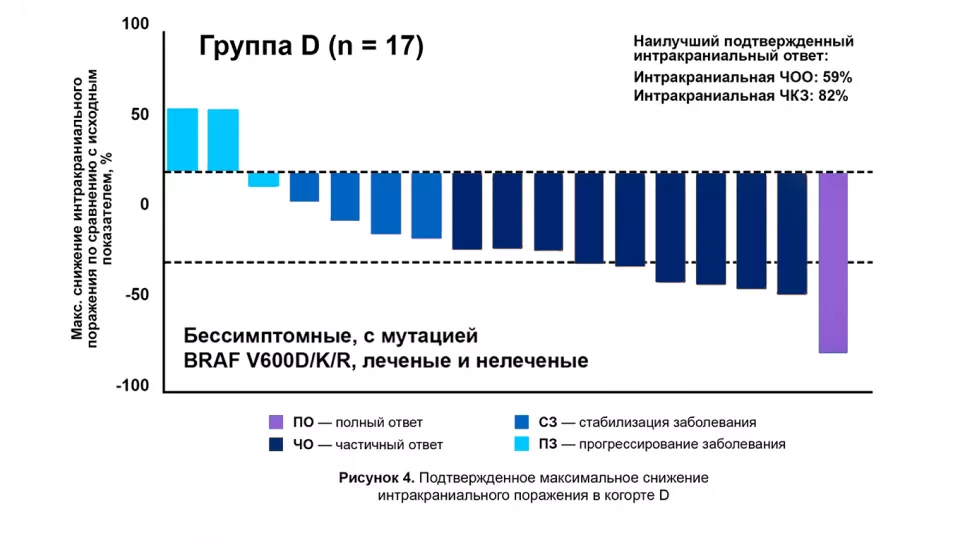 В данном исследовании приняли участие 125 пациентов с метастазами в ЦНС. Это одно из наиболее крупных исследований на данной популяции больных.