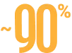 90%