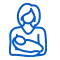 woman and baby icon