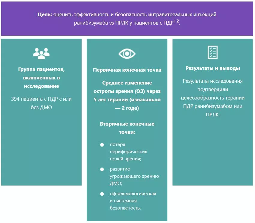 Основные элементы исследования PROTOCOL S