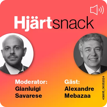 Gianluigi Savarese och Alexandre Mebazaa i Hjärtsnack.