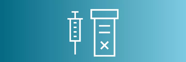 Kisqali icon syringe and meds tube