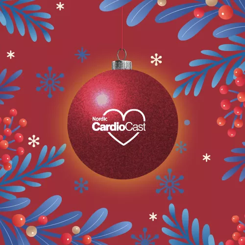 Nordic CardioCast Julhälsning 2025 julgranskula