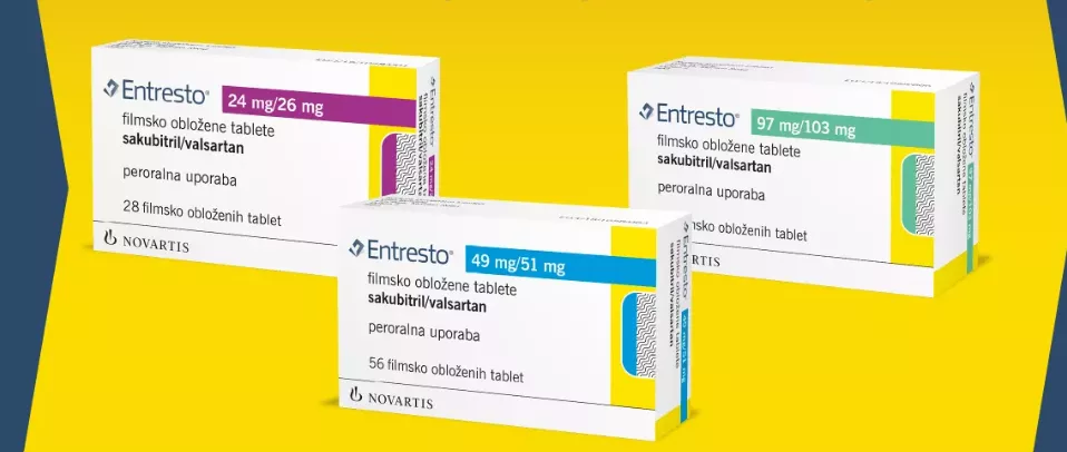 Entresto odmerjanje in uporaba