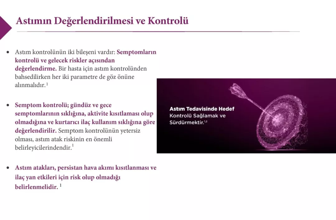 astım tedavisinde hedef