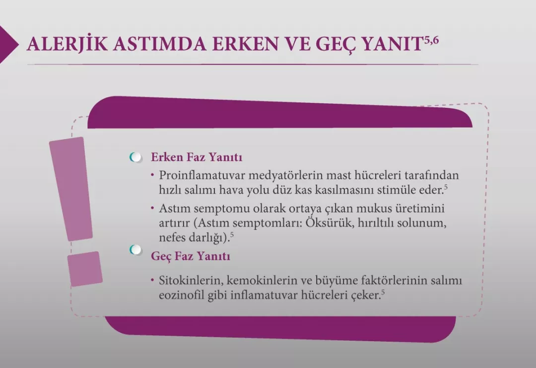 astimda erken gec yanit