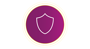 Shield icon representing an established safety profile. Shield icon representing an established safety profile.