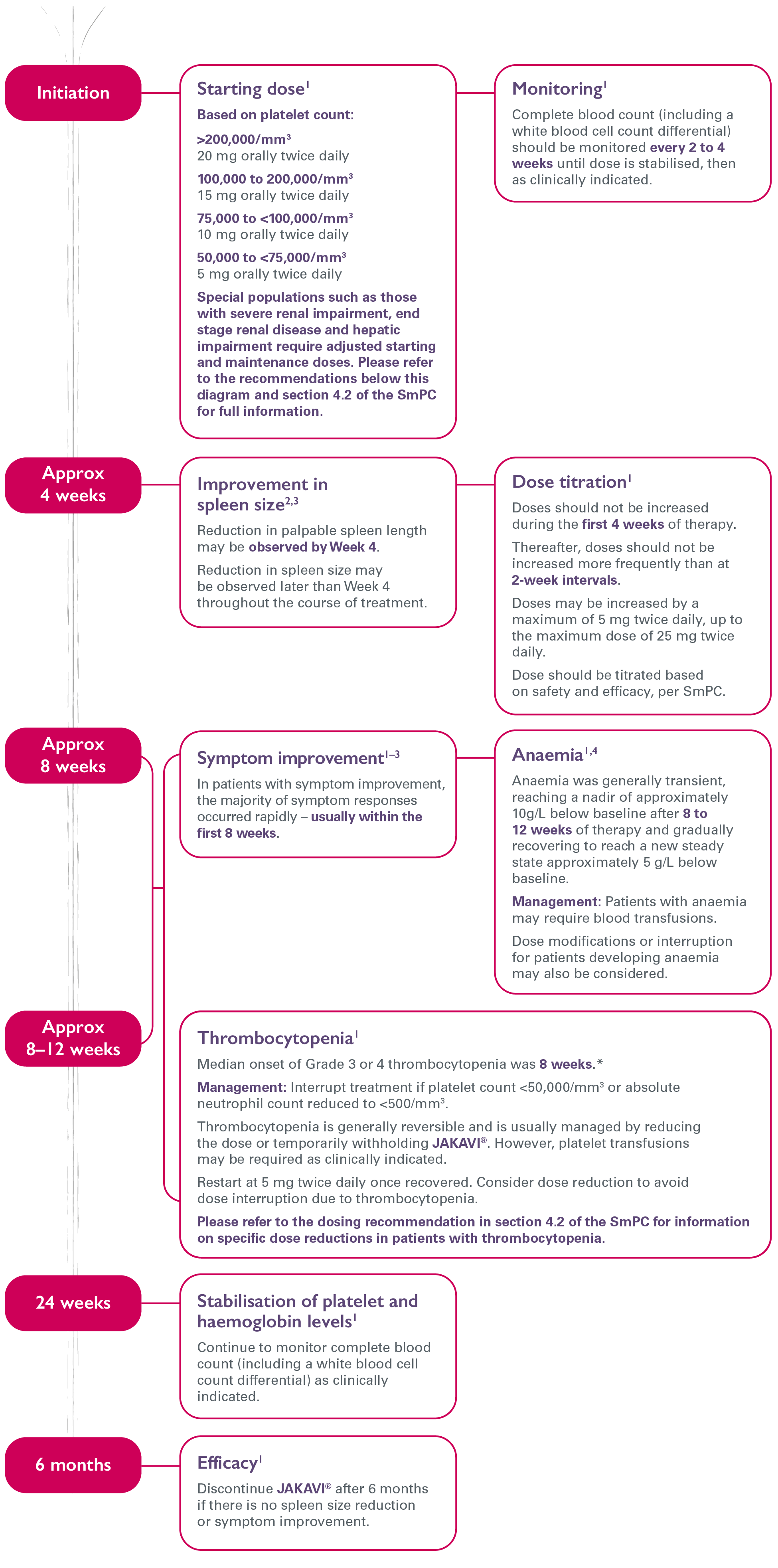 Image showing how to optimise response to therapy with dose titration based on safety and efficacy. Image showing how to optimise response to therapy with dose titration based on safety and efficacy.