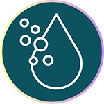 Icon to represent blood in the urine. Icon to represent blood in the urine.