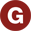 Circle with the letter G icon. Circle with the letter G icon.